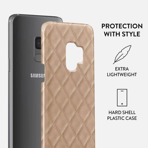 Simply Cream - Quilted Samsung Galaxy S9 Case 2