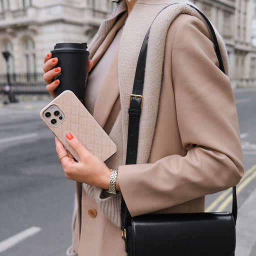 Simply Cream - Quilted Samsung Galaxy Note 10 Plus Case 14