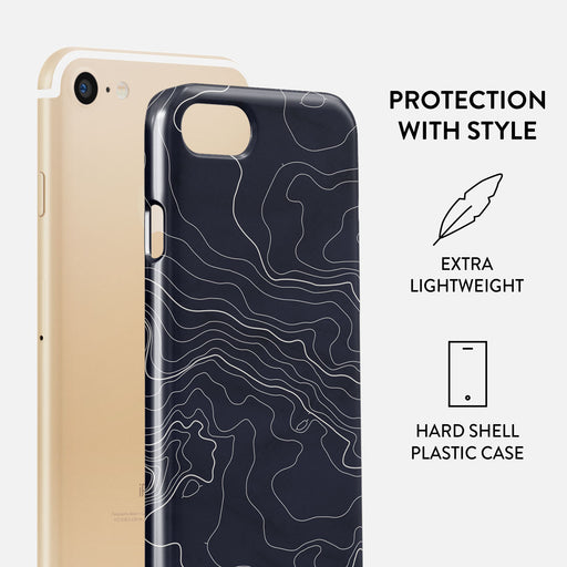 Drifting Shores - Line Art iPhone SE (2020) Case 2