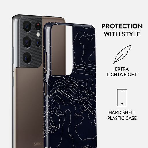 Drifting Shores - Line Art Samsung Galaxy S21 Ultra Case 2