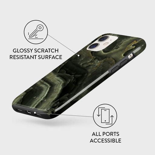 Misty Forest - Green Marble iPhone 11 Case 7