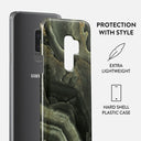 Misty Forest - Green Marble Samsung Galaxy S9 Plus Case 2