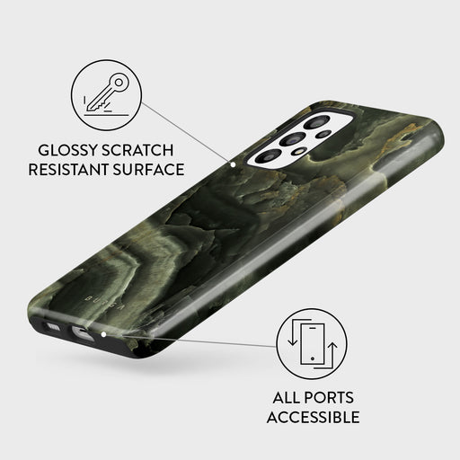 Misty Forest - Green Marble Samsung Galaxy A33 Case 3