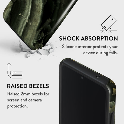 Misty Forest - Green Marble Samsung Galaxy A33 Case 4