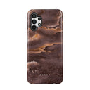 Fire Wood - Brown Marble Samsung Galaxy A13 4G Case 1