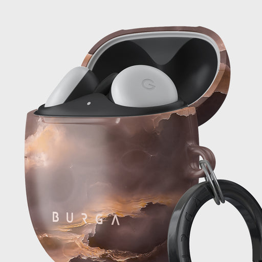 Fire Wood - Brown Marble Google Pixel Buds 2 Case 5