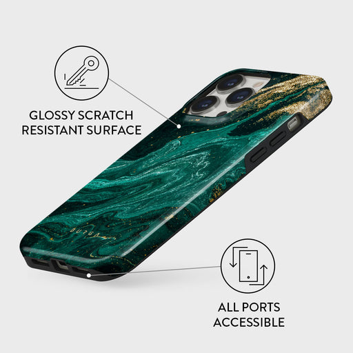 Emerald Pool - Elegant iPhone 14 Pro Max Case 7