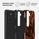 Toasted Chestnut - Brown Samsung Galaxy S21 FE Case 2