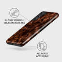 Toasted Chestnut - Brown Samsung Galaxy S21 FE Case 3