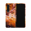 Pumpkin Spice - Orange Samsung Galaxy Z Fold 4 Case