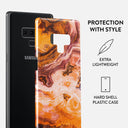 Pumpkin Spice - Orange Samsung Galaxy Note 9 Case 2