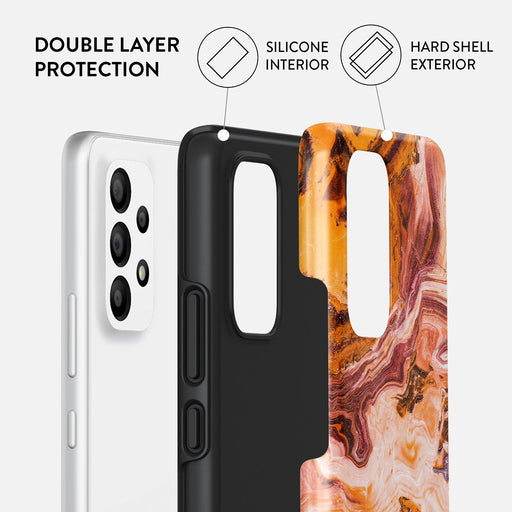 Pumpkin Spice - Orange Samsung Galaxy A33 Case 2
