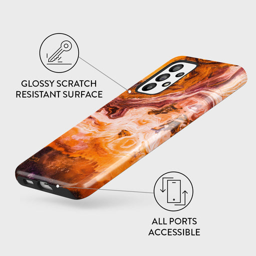 Pumpkin Spice - Orange Samsung Galaxy A33 Case 3