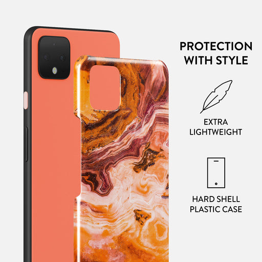 Pumpkin Spice - Orange Google Pixel 4 Case 2