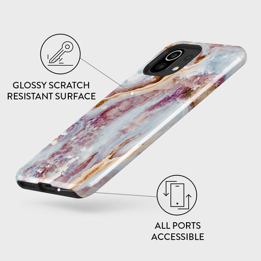 Frozen Leaves - Cute Marble Xiaomi 11 Lite 5G NE Case 3