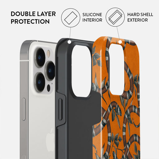 Bitter Apricot - Snake iPhone 13 Pro Max Case 6