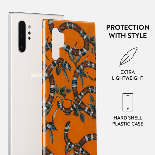 Bitter Apricot - Snake Samsung Galaxy Note 10 Plus Case 2