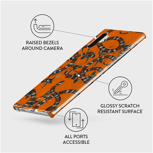 Bitter Apricot - Snake Samsung Galaxy Note 10 Plus Case 3