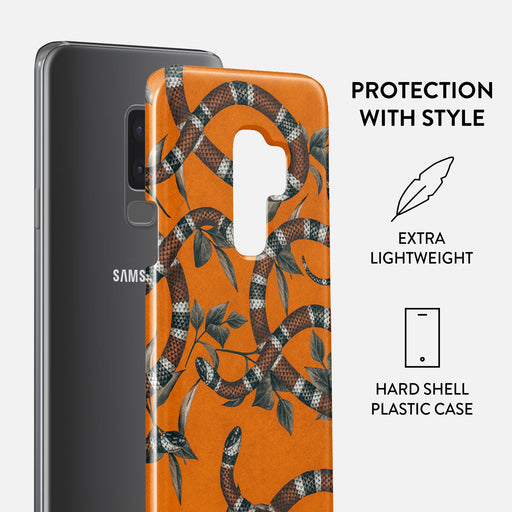 Bitter Apricot - Snake Samsung Galaxy S9 Plus Case 2