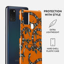 Bitter Apricot - Snake Samsung Galaxy A21s 4G Case 2