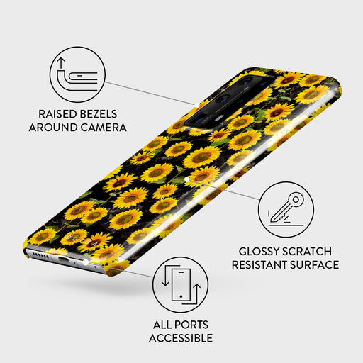 Sunflower Glimmer - Huawei P40 Pro Plus Case 3