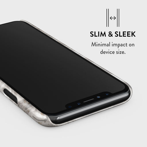 Snowstorm - Grey Marble iPhone XR Case 4