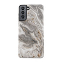 Snowstorm - Grey Marble Samsung Galaxy S21 Case 5