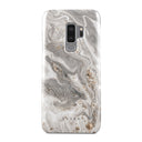 Snowstorm - Grey Marble Samsung Galaxy S9 Plus Case 1