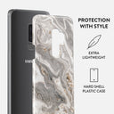 Snowstorm - Grey Marble Samsung Galaxy S9 Plus Case 2
