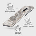 Snowstorm - Grey Marble Samsung Galaxy S9 Plus Case 3