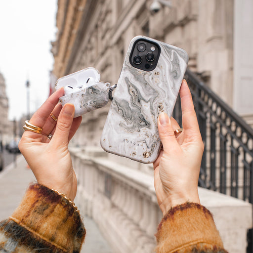 Snowstorm - Grey Marble Samsung Galaxy A53 Case 6