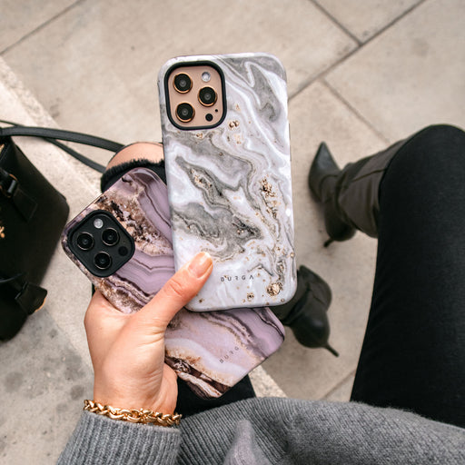Snowstorm - Grey Marble Samsung Galaxy A53 Case 7