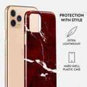 Iconic Red Ruby - Marble iPhone 11 Pro Max Case 2