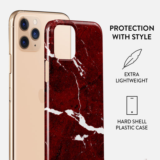Iconic Red Ruby - Marble iPhone 11 Pro Max Case 2