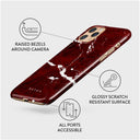 Iconic Red Ruby - Marble iPhone 11 Pro Max Case 3