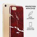 Iconic Red Ruby - Marble iPhone 7 / iPhone 8 Case 2