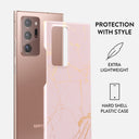 Peachy Gold - Pink Marble Samsung Galaxy Note 20 Ultra 4G / 5G Case 2