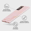 Peachy Gold - Pink Marble Samsung Galaxy Note 20 Ultra 4G / 5G Case 3
