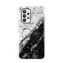Fatal Contradiction - Black & White Marble Samsung Galaxy A33 Case 1