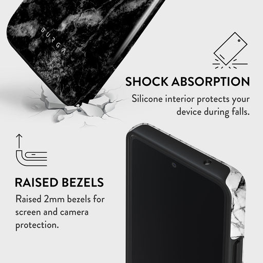 Fatal Contradiction - Black & White Marble Samsung Galaxy A33 Case 4