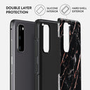 Rose Gold Marble - Samsung Galaxy S20 FE 4G / 5G Case 6