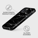 Noir Origin - Black Marble iPhone 13 Mini Case 7