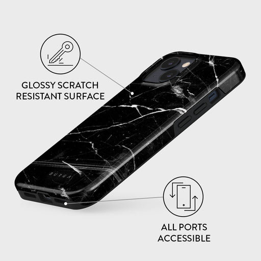 Noir Origin - Black Marble iPhone 13 Mini Case 7