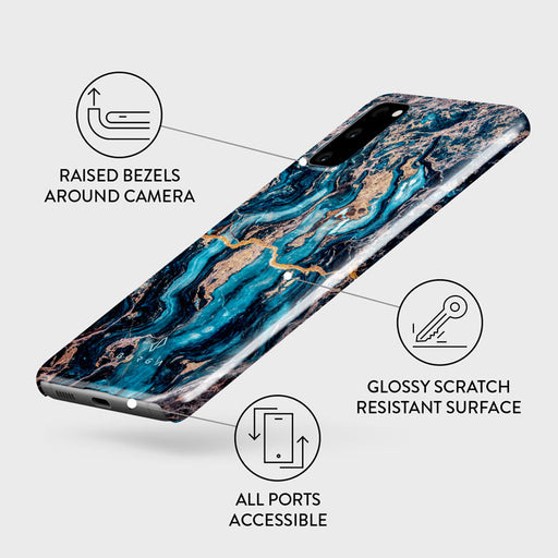 Mystic River - Blue Marble Samsung Galaxy S20 4G / 5G Case 3