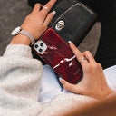 Iconic Red Ruby - Marble iPhone SE (2022) Case 10