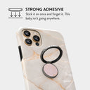 Peachy Gold - Pink Marble Ring Holder 5