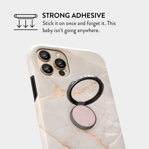 Peachy Gold - Pink Marble Ring Holder 5