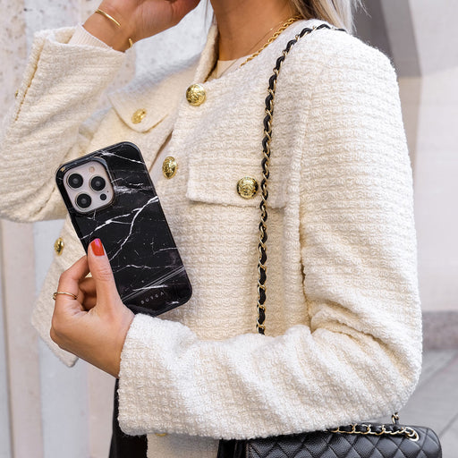 Noir Origin - Black Marble Google Pixel 7a Case 5