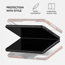 Golden Coral - Pink Samsung Galaxy Z Fold 3 Case 2