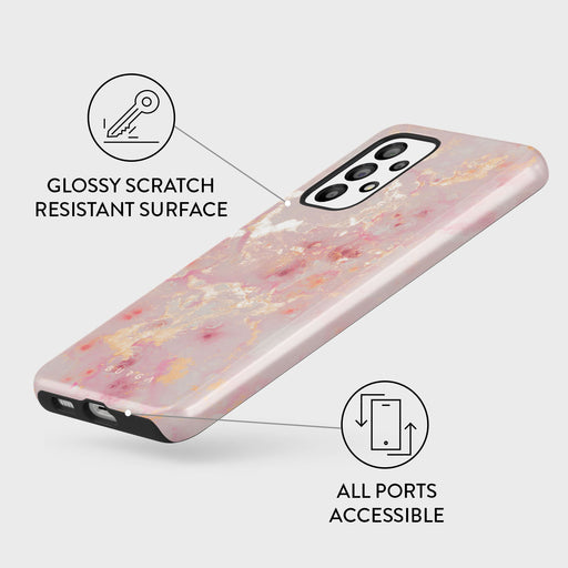 Golden Coral - Pink Samsung Galaxy A53 Case 3